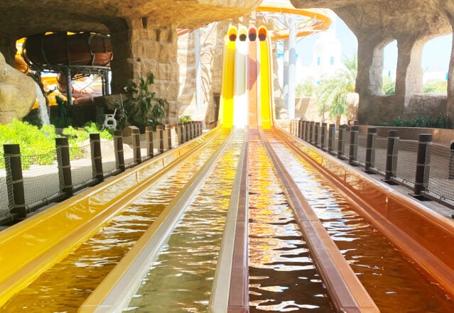 Waterslides at Salwa Dahab Mountain Resort