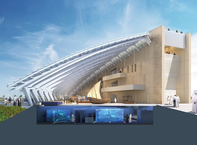 Rendering of Hamad Port Visitor Center